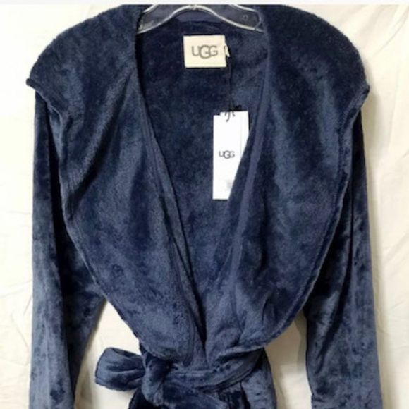 UGG Other - UGG Miranda Indigo Hooded Robe M NWT